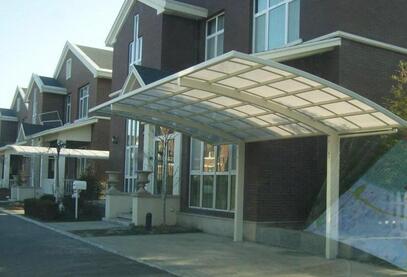 西安鋼結構雨棚夾膠玻璃